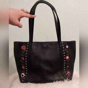 kate spade new york Madison Daniels Drive Embellished Leather Tote